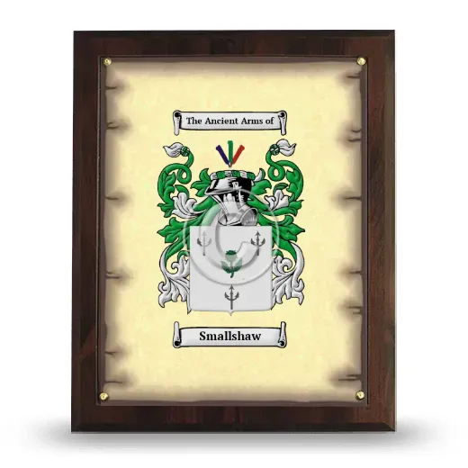 Smallshaw Coat of Arms Plaque