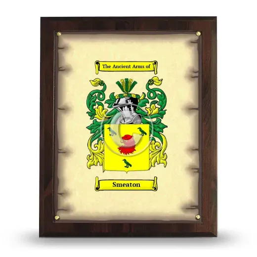 Smeaton Coat of Arms Plaque