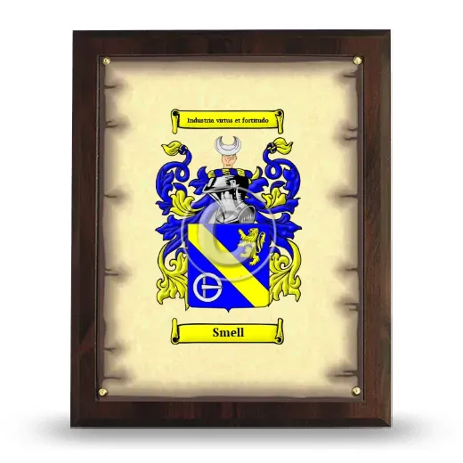 Smell Coat of Arms Plaque