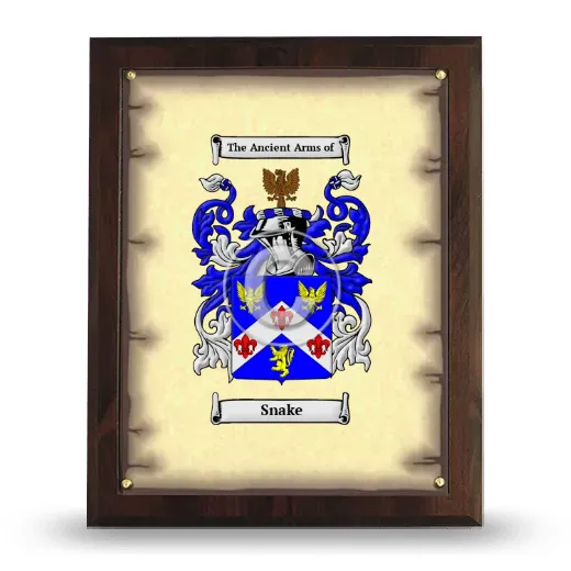 Snake Coat of Arms Plaque
