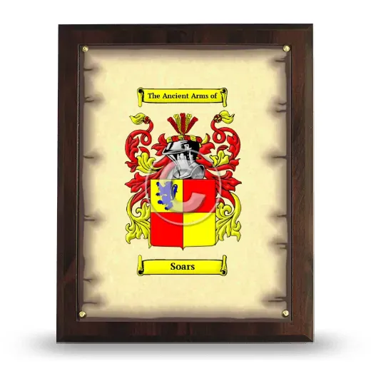 Soars Coat of Arms Plaque