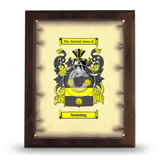 Souning Coat of Arms Plaque