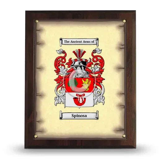 Spinosa Coat of Arms Plaque