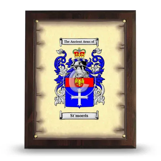 St'morris Coat of Arms Plaque
