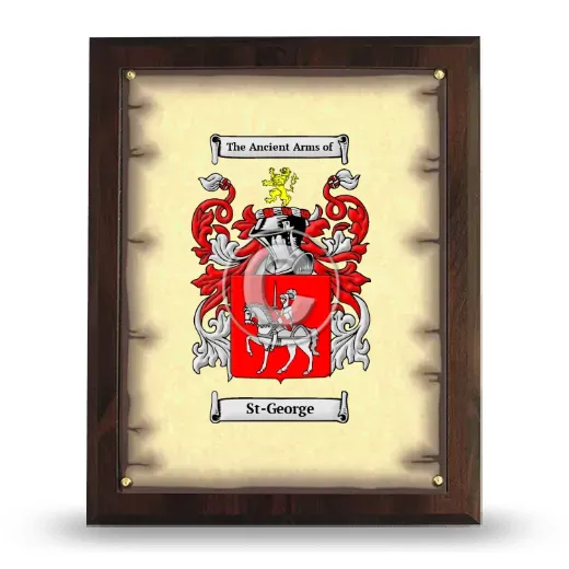 St-George Coat of Arms Plaque