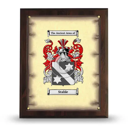 Stable Coat of Arms Plaque