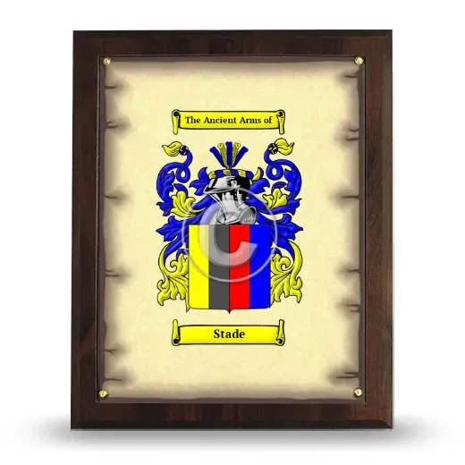 Stade Coat of Arms Plaque