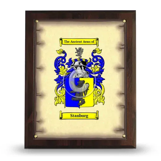 Stanburg Coat of Arms Plaque