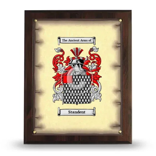 Standent Coat of Arms Plaque