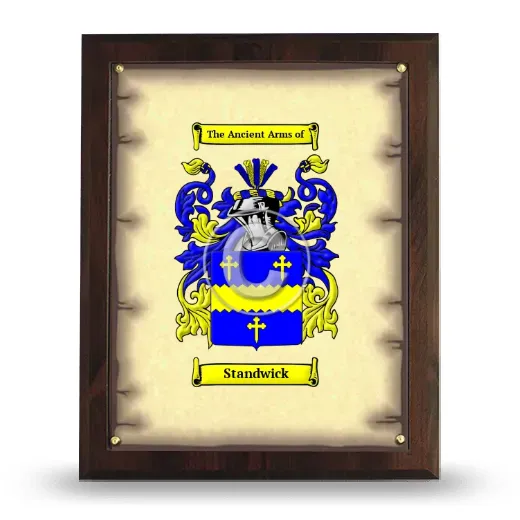Standwick Coat of Arms Plaque