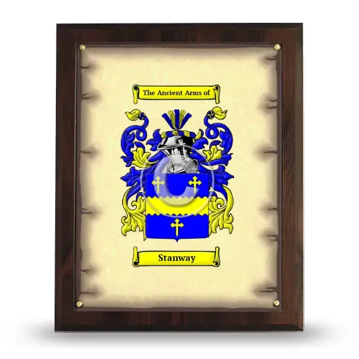 Stanway Coat of Arms Plaque
