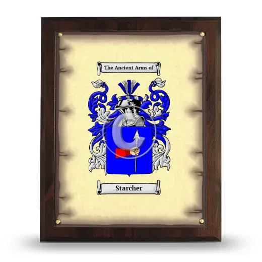 Starcher Coat of Arms Plaque