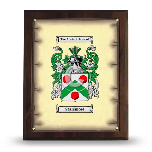 Starsmore Coat of Arms Plaque