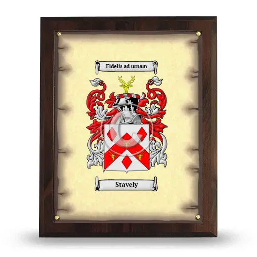 Stavely Coat of Arms Plaque