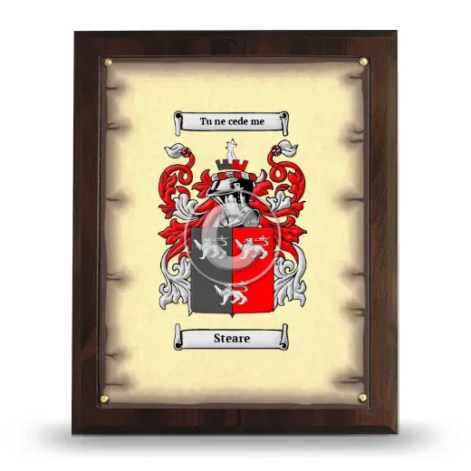 Steare Coat of Arms Plaque