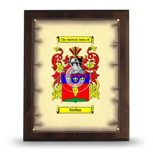 Stefan Coat of Arms Plaque