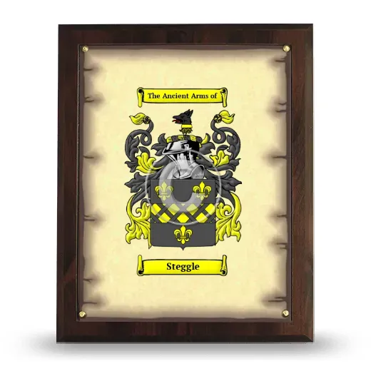 Steggle Coat of Arms Plaque