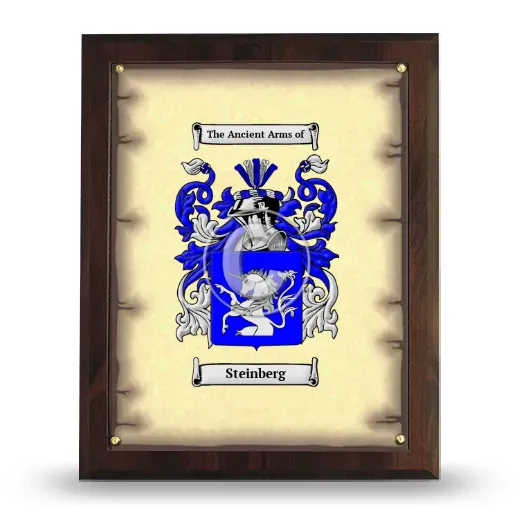 Steinberg Coat of Arms Plaque