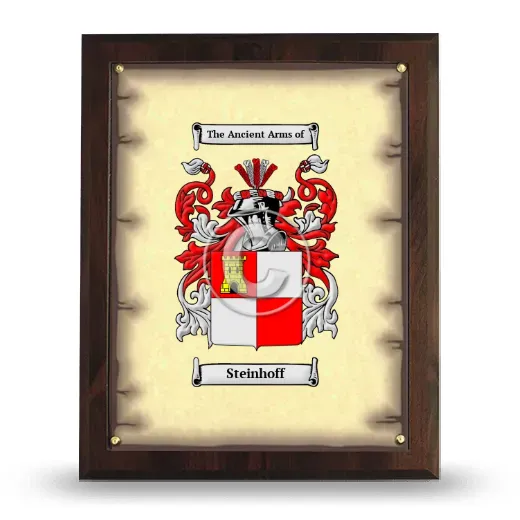 Steinhoff Coat of Arms Plaque