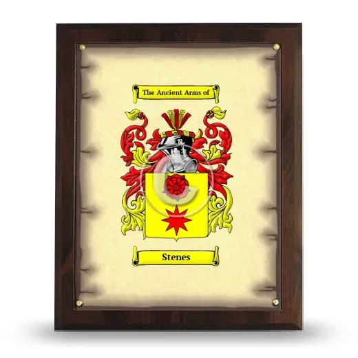Stenes Coat of Arms Plaque