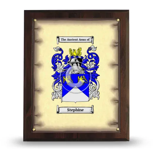 Stephine Coat of Arms Plaque