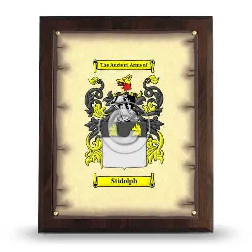 Stidolph Coat of Arms Plaque