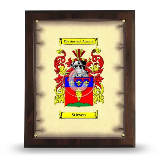 Stieven Coat of Arms Plaque