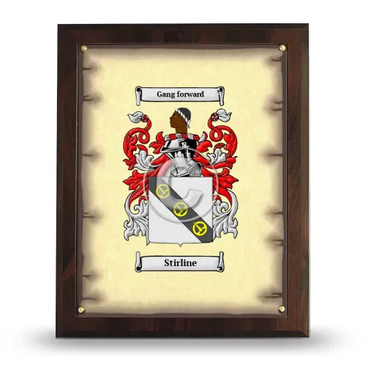 Stirline Coat of Arms Plaque