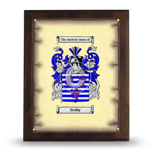 Stoby Coat of Arms Plaque