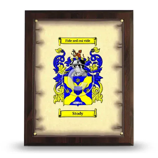 Stody Coat of Arms Plaque