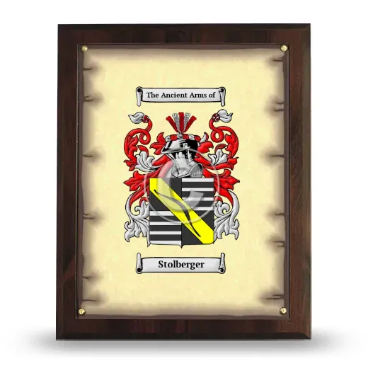 Stolberger Coat of Arms Plaque