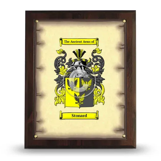 Stonard Coat of Arms Plaque