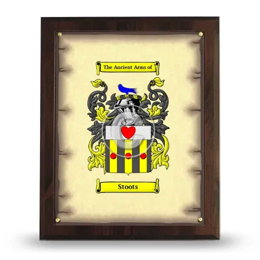 Stoots Coat of Arms Plaque