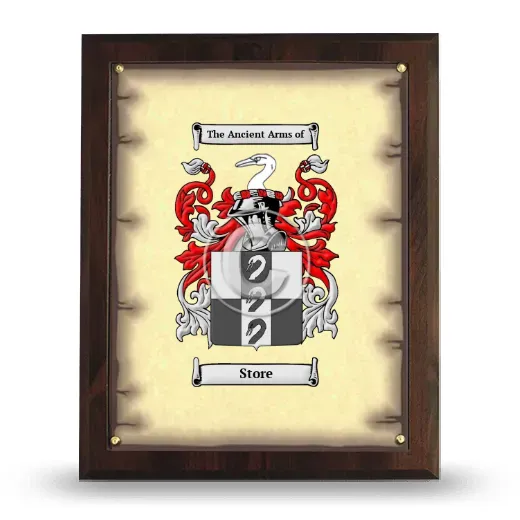 Store Coat of Arms Plaque