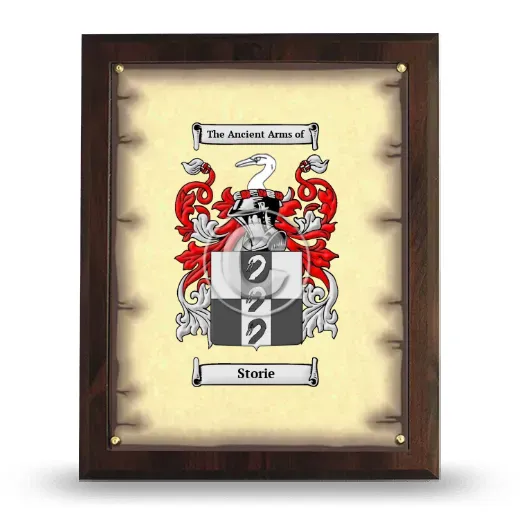 Storie Coat of Arms Plaque