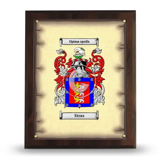 Stras Coat of Arms Plaque