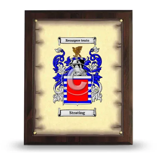 Strating Coat of Arms Plaque