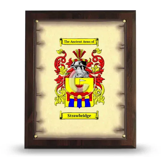 Strawbridge Coat of Arms Plaque
