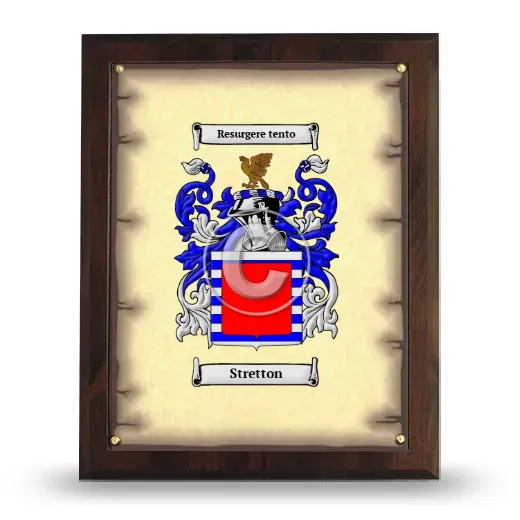 Stretton Coat of Arms Plaque