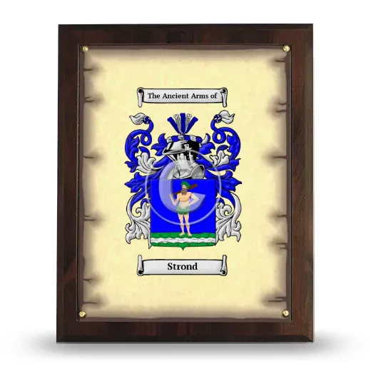Strond Coat of Arms Plaque
