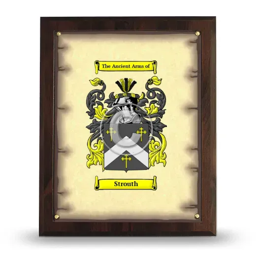 Strouth Coat of Arms Plaque