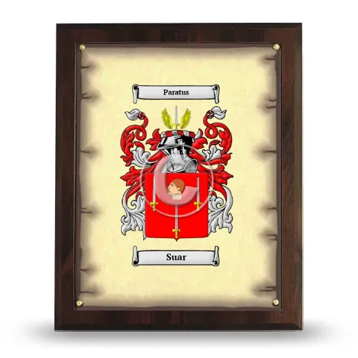 Suar Coat of Arms Plaque