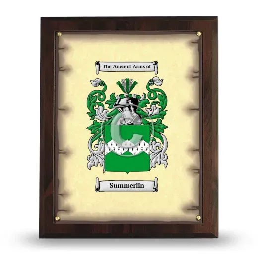 Summerlin Coat of Arms Plaque