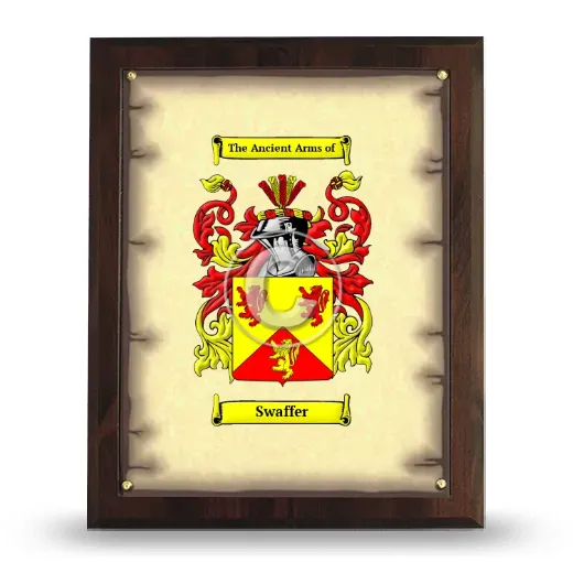Swaffer Coat of Arms Plaque