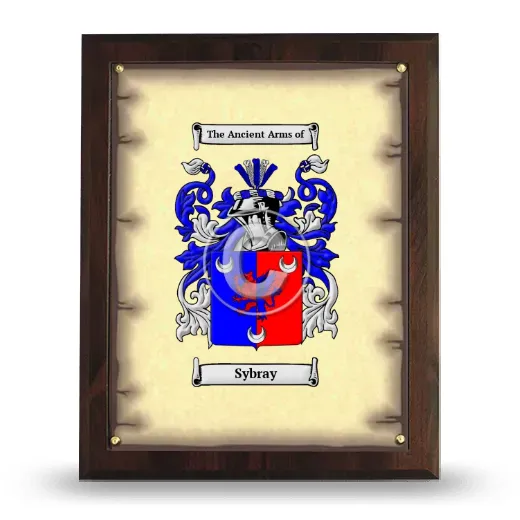 Sybray Coat of Arms Plaque