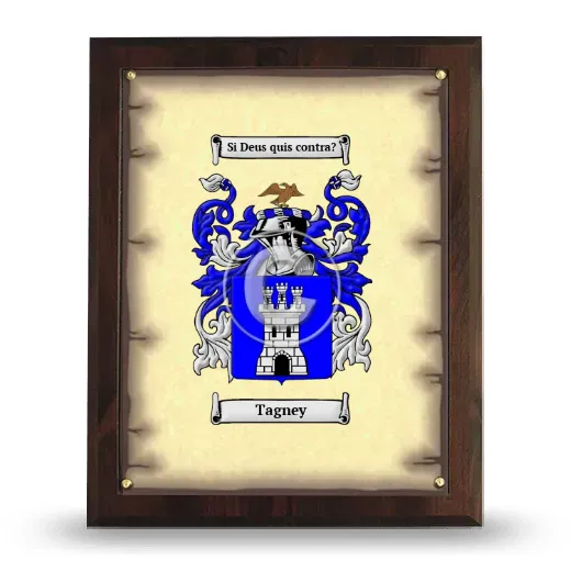 Tagney Coat of Arms Plaque