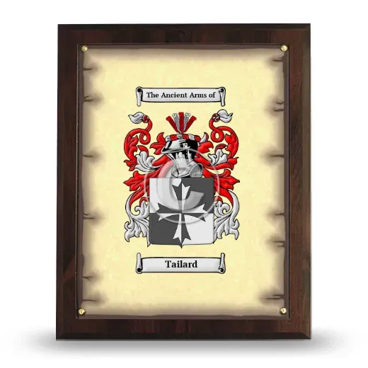 Tailard Coat of Arms Plaque