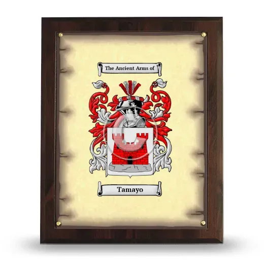Tamayo Coat of Arms Plaque