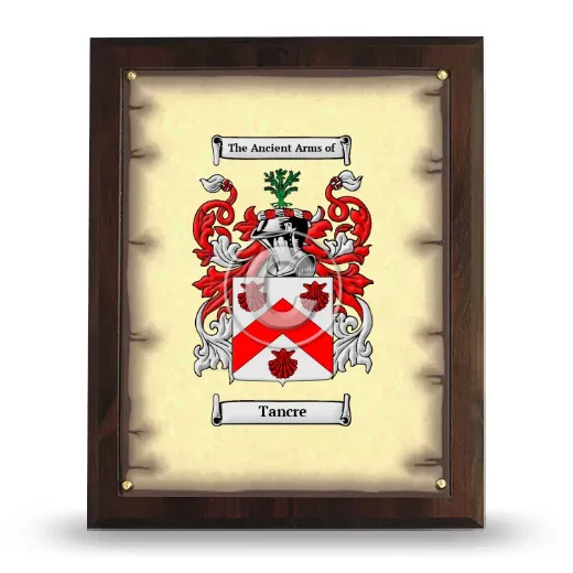 Tancre Coat of Arms Plaque