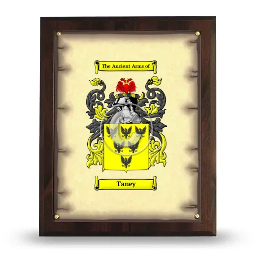 Taney Coat of Arms Plaque